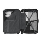 Bugatti Singapore Large Hardside Luggage - Metallic Blue-Our telescopic trolley handle is designed with multi-stage locking heights to cater to your comfort, while the reinforced top and side handles make lifting a breeze