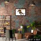 Sidney Crosby Pittsburgh Penguins Action - Framed Canvas - 31" x 22"-Officially licensed by the NHL and NHLPA