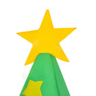 HOMCOM 7' Inflatable Christmas Tree with Santa Claus Decoration-Colour: Green 