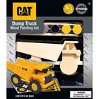 Masterpieces Puzzle Company CAT - Caterpillar Dump Truck Wood Craft & Paint Kit-Age: 4+
