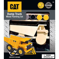 Masterpieces Puzzle Company - CAT Caterpillar tombereau ensemble artisanal en bois et peindre-Age: 4+