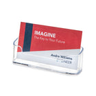 Deflecto Business Card Holder - Clear-6