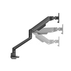 Intekview Premium Counterbalanced Single Monitor Arm-Smooth Swivel: +90° to -90° for maximum flexibility