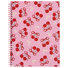 Merangue Cherry & Bows Coil Notebook-Spiral bound notebook