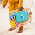 Melissa & Doug Wooden Work & Play Desktop Activity Board Infant & Toddler Sensory Toy-7