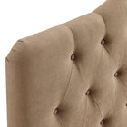 Modway Annabel Premium Linen Blend King Headboard - Almond-7