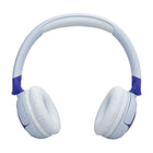 JBL Junior 320 Wireless On-Ear Kids Headphones - Blue-Parental Control with Customizable Volume & Playtime 