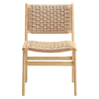 Modway Saoirse Woven Rope Wood Dining Side Chair - Natural - 2 Pack-10