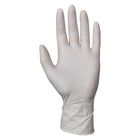 PRIMED Flex Latex Powder-Free Examination Gloves - Medium - 100 Pack-9" length, fully textured glove