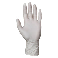 PRIMED Flex Latex Powder-Free Examination Gloves - Medium - 100 Pack-9" length, fully textured glove