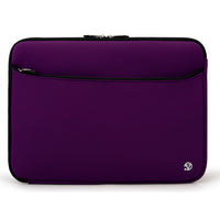 Vangoddy - Housse de protection en néoprène pour ordinateur portable 14" avec poche supplémentaire - Violet-Matériau en néoprène résistant à l’eau pour protéger contre l’humidité et les éclaboussures