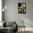 Mario Lemieux Pittsburgh Penguins Raising Cup - Framed Canvas - 22" x 31"-Ready to hang - arrives fully assembled