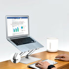 ShoppingAll Laptop Stand Riser for up to 17.3" Devices - Silver - 5 Pack-Foldable & Travel-Friendly – Slim, portable design makes it easy to store or take along to work or school.`