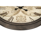 Monarch Specialties - Horloge - 20 po Rond - Horloge Murale - Brun Antique - Transitionnel-Aucun assemblage n'est nécessaire, il suffit d'insérer une pile AA (pile non incluse) pour obtenir une horloge fiable . utilisation à l'intérieur uniquement