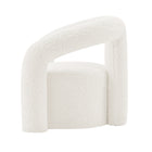 Manhattan Comfort - Darian fauteuil d’appoint moderne en bouclé 32,68" crème - lot de 2-Profondeur intérieure du siège : 22,24 po Hauteur du siège : 16,34 po Largeur intérieure du siège : 21,46 po