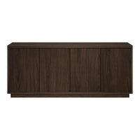 Hudson&Canal Hanson TV Stand for TV's up to 65" - Alder Brown-A transitional design accommodates TVs up to 65" for your entertaining space