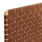 Modway Sparta Weave Vegan Leather Queen Headboard - Natural Brown-Assembly Required