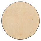 Flash Furniture – Table de salon ronde en bois, 30 po, pattes de 30 po et 42 po, bois de bouleau-Dessus avec 4 couches de vernis en polyuréthane