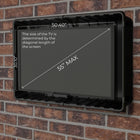 Storm Shell Outdoor Hard Shell TV Cover with a TV Wall Mount Bracket - 45"H x 55"W-5