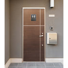 Futech - Panneau de Toilette Gris Homme/Femme avec Braille-Application adhésive au dos du panneau