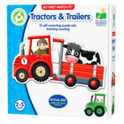 University Games - The Learning Journey My First: Tractos & Trailers - Puzzle d’Association Des Tracteurs Pour Tout-Petits - Puzzle De Préapprentissage Des Véhicules Agricoles - Puzzle De Reconnaissance Des Véhicules Pour Enfants En Maternelle-Encourage la réflexion et la résolution de problèmes