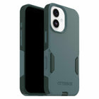 OtterBox Commuter Compatible with MagSafe Case with Camera Control for iPhone 17 - Sagebrush Green-Port covers block dust and dirt