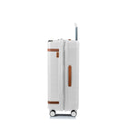 Champs Vintage III 3-Piece Hardside Luggage Set - Expandable - Ivory-USB charging port on 20" case