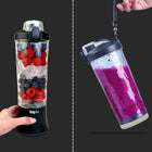 Total Chef Cordless Portable Blender - 20 oz - Black-4