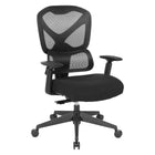 Pro-line II - Fauteuil Ergonomic avec haut dossier en maille et siège en tissu-Siège en tissu épais rembourré 