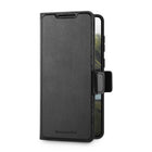 Dbramante1928 Oslo Pro Folio Case For Samsung Galaxy S25 Edge - Black-Compatible with wireless charging (not MagSafe)