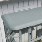 PawHut - Catio enclos extérieur 71 maison en bois avec 2 condos - 74 po L x 38,2 po l x 70,9 po H-Le treillis métallique dense empêche les animaux de compagnie de s'échapper de la chatterie 