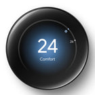 Google Nest Learning Thermostat (4th gen) with Nest Temperature Sensor (2nd gen) - Polished Obsidian-Natural heating and cooling is engineered to learn how the outside temperature affects your home - like how it warms up on sunny days. Then it pauses your system to help you save