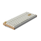 Keychron K2 HE Aluminum Swappable RGB Backlight - Nebula Switch - White (Special Edition)-Premium wooden frame that adds a warm and distinctive aesthetic