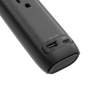 BlueDiamond 4-Outlet Surge Protector with USB-C/USB-A - 6' Cord - Black-Fast Charge with USB-C PD: Charge your laptop or mobile device reliably with 30W of Power Delivery (PD) with the dedicated USB-C port