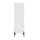 Manhattan Comfort Abbey Modern Bookcase and Sideboard - White - Set of 2-Home Assembly Required. All Hardware Included
