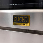 Kucht 48" KXP Series Dual Fuel Range Propane Gas - Stainless Steel/Gold-High quality Gold control knobs