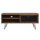 Modway Nomad 47" TV Stand - Walnut-Non-Marking Rubber Pads