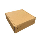 Reliabag - Boîtes d'expédition en papier kraft ondulé auto-adhésives - 7" x 7" x 2" - Paquet de 40-Papier kraft ondulé auto-scellant