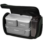 Pinnacle Prata Food Storage 6-Piece Lunch Set-Hygenic covered spout, stainless steel inner body, insulated bag