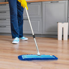 Gritt Commercial Microfiber Looped Dust Mop Pad Head - 24" x 5" - Blue - 3 Pack-Machine Washable