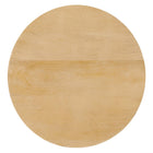 Modway Lina Round Wood Coffee Table - Oak-Leveling, Non-Marking Feet