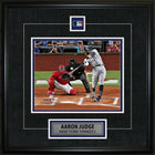 Aaron Judge Pin & Plate Yankees - Framed Print - 18" x 18"-Premium 8x10 framed