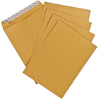Staples Kraft Catalogue Envelopes with QuickStrip Closure - 9" x 12" - Brown - 100 Pack-QuickStrip adhesive strip seals envelope without moisture. Simply peel off the strip and press down to close
