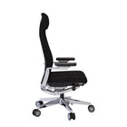Nightingale NLC High Back Executive Chair With Flip Up Arm - Black-Newton Wafer synchro-tilt mechanism: Patent pending, thin profile mechanism that provides seamless durability and stability, with continuous, even weighted balance through all positions. Integrated seat slide adjustment, multiple position tilt lock, pneumatic seat height adjustment and side tension control.