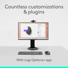 Logitech MX Master 4 for Mac - Ergonomic Bluetooth Mouse - Space Black-Designed for a positive future: Plastic parts include recycled plastic - 54% Space Black; 48% White Silver, 100% recycled cobalt in the battery - built to last with improved stain resistance 