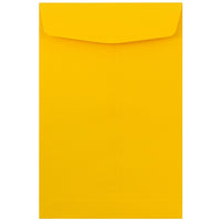 JAM Paper – Enveloppes de qualité supérieure à catalogue, ouverture en extrémité, 6 po x 9 po, jaune tournesol, paq./250-Jaune tournesol