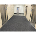 Edgewood Harbour Point Indoor/Outdoor Berber Mat - 39" x 20' - Charcoal-Backing - DB