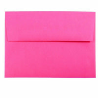 JAM Paper A7 Coloured Invitation Envelopes - 5 1/4 x 7 1/4 - Ultra Fuchsia Hot Pink - 100 Pack-Our envelopes are made from 24 lb paper and feature a straight flap gum closure with a smooth finish