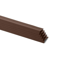 WeatherTech StairEdge Anti-Slip Stair Tread Edge Cover - 44" - Brown - 5 Pack-StairEdge is ideal for indoor wood, tile, stone, concrete or metal staircases, whether residential or commercial.