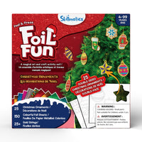 Skillmatics - Décorations amusantes en aluminium-Ajoutez une touche unique et personnalisée à vos célébrations de fin d'année en incorporant des ornements Foil Fun terminés dans votre arbre, vos emballages cadeaux, vos guirlandes et plus encore